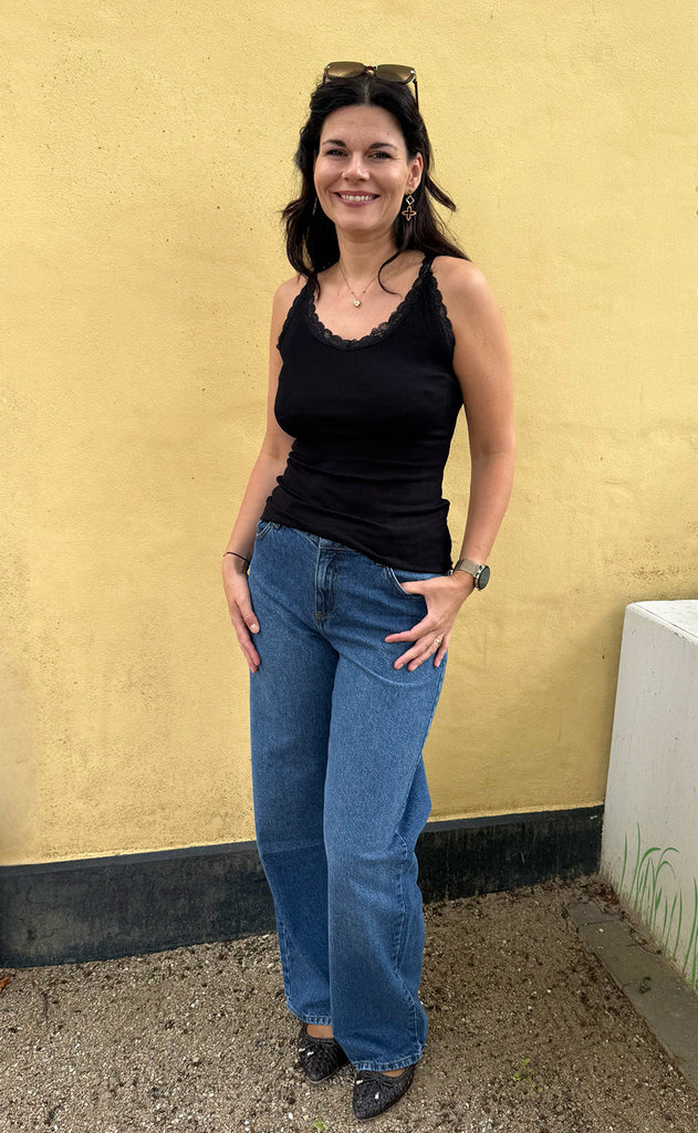 Say INA Copenhagen Topp - Benita - Black