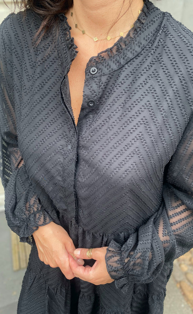 Say INA Copenhagen Kjole - Neia - Black Waves