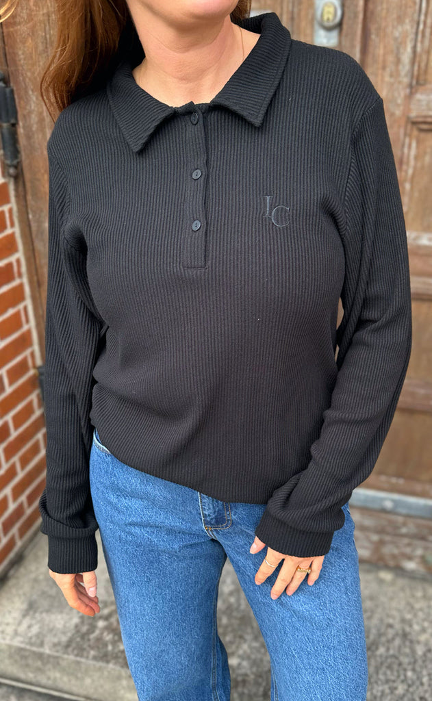 Say INA Copenhagen Polo - Rimona - Black