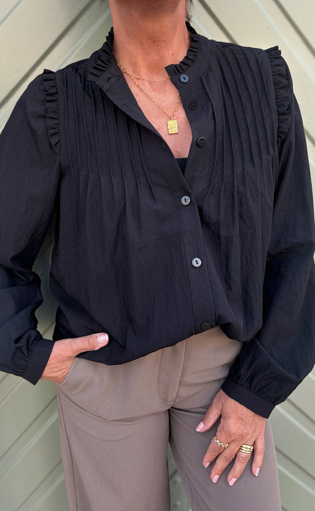 Say INA Copenhagen Skjorte - Loui - Black