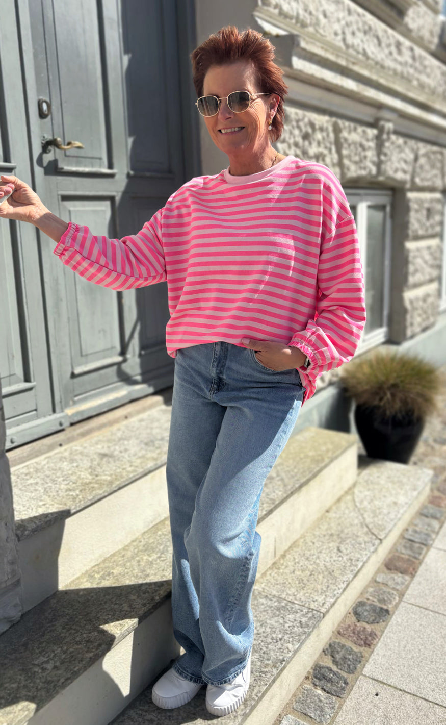 Say INA Copenhagen Sweatshirt - MomLife - Pink Striped