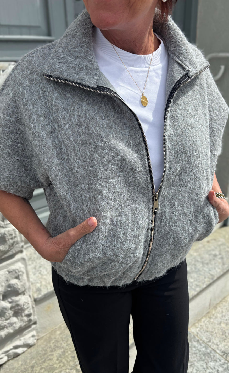Say INA Copenhagen Jakke - California - Grey