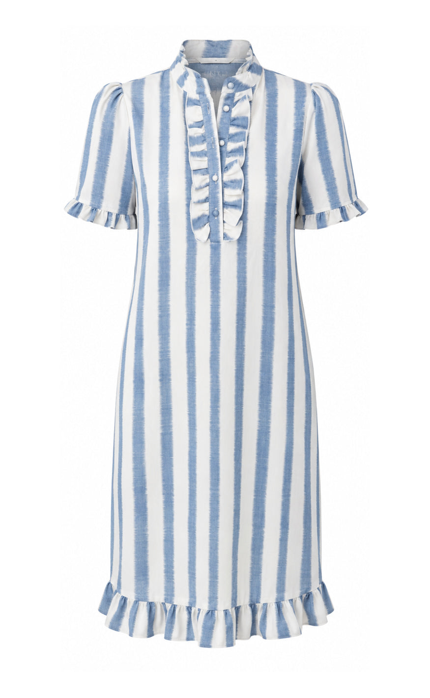 Say INA Copenhagen Kjole - Philina - Blue Striped