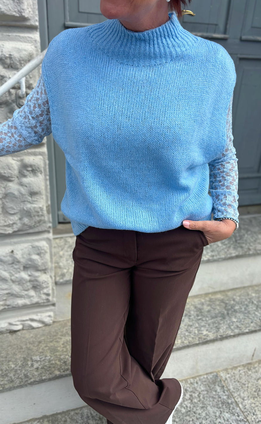 Say INA Copenhagen Vest / Bluse - Marika - Blue
