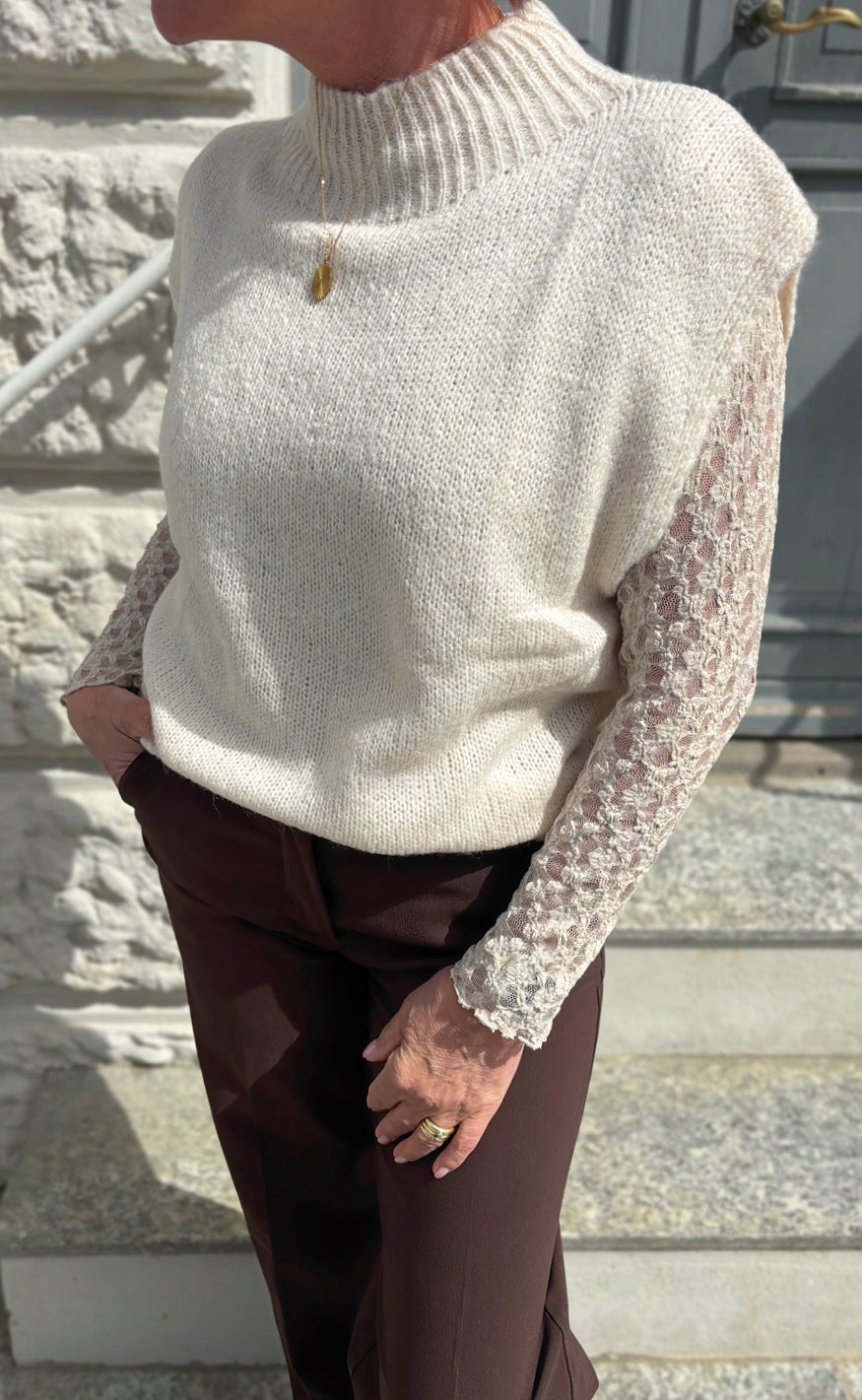 Say INA Copenhagen Vest / Bluse - Marika - Beige