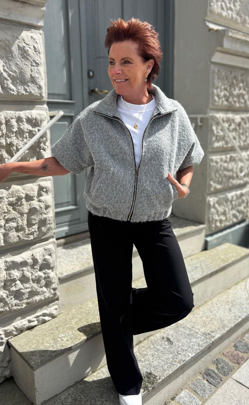 Say INA Copenhagen Jakke - California - Grey
