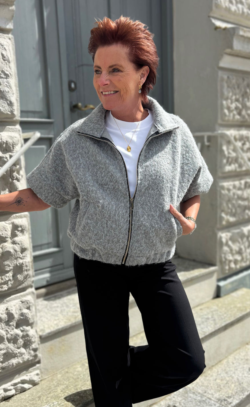 Say INA Copenhagen Jakke - California - Grey
