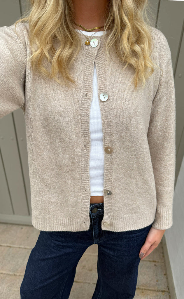 Say INA Copenhagen Cardigan - Cindy - Sand