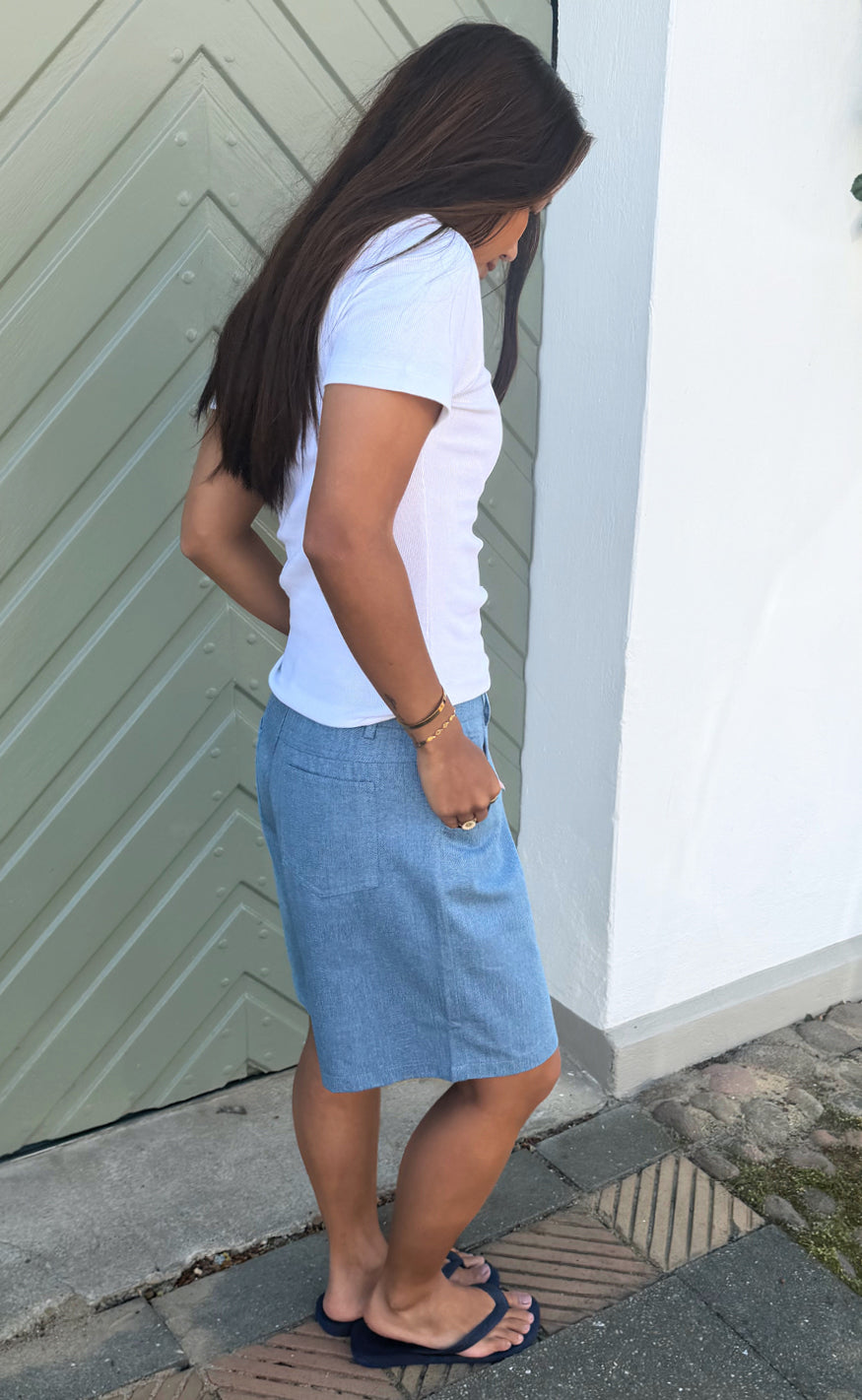 Say INA Copenhagen - Sanna Shorts - Light Blue Denim