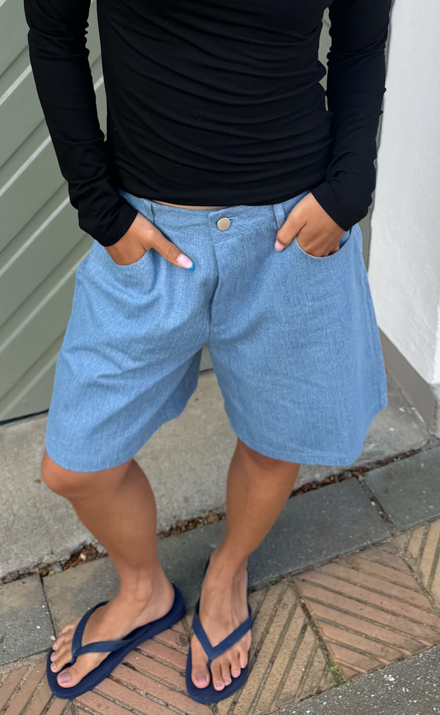 Say INA Copenhagen - Sanna Shorts - Light Blue Denim