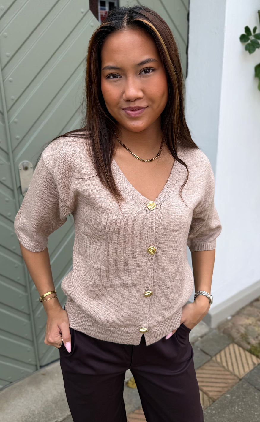 Say INA Copenhagen - Annika Knit - Camel
