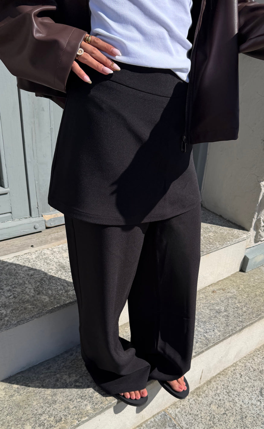 Say INA Copenhagen Bukser - Jessi Skirt - Black