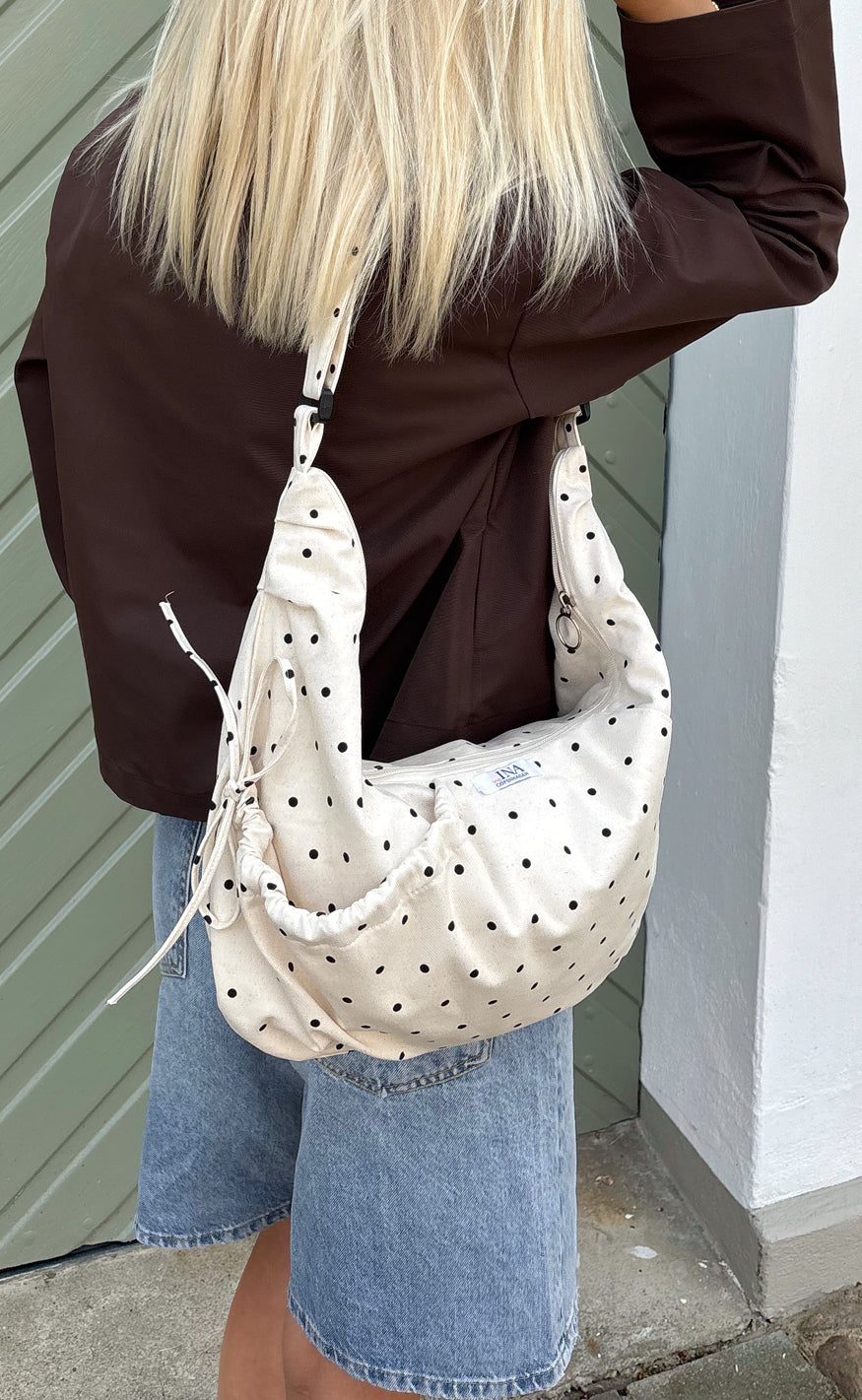 Say INA Copenhagen Veske - Dalia Dotted - Off White W. Dots