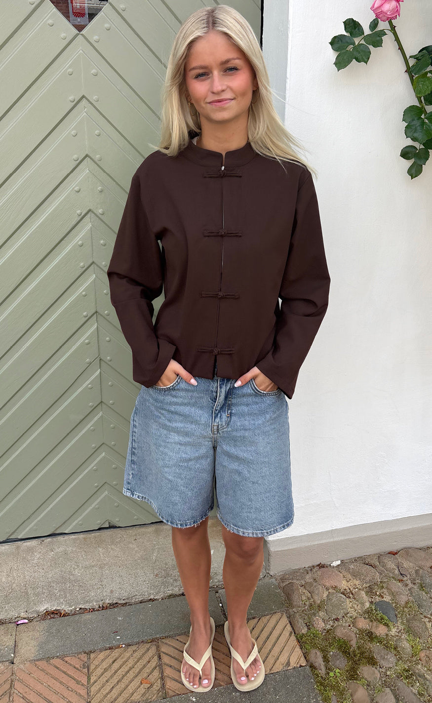 Say INA Copenhagen Blazer / Skjorte - Louise - Dark Brown