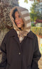 Say INA Copenhagen Balaclava - Cheryl - Latte / Beige Striped