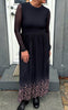 Say INA Copenhagen Kjole - Madeline Mesh - Black W. Leopard