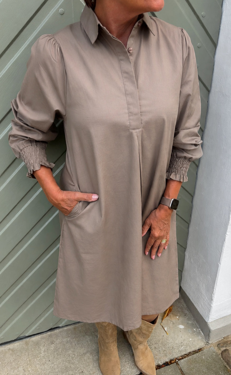 Say INA Copenhagen Kjole - Mai - Brown