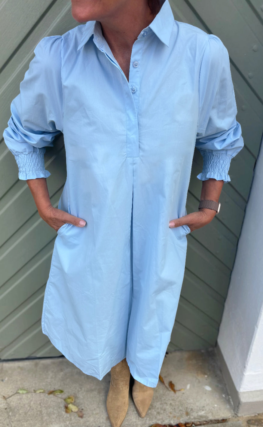Say INA Copenhagen Kjole - Mai - Light Blue