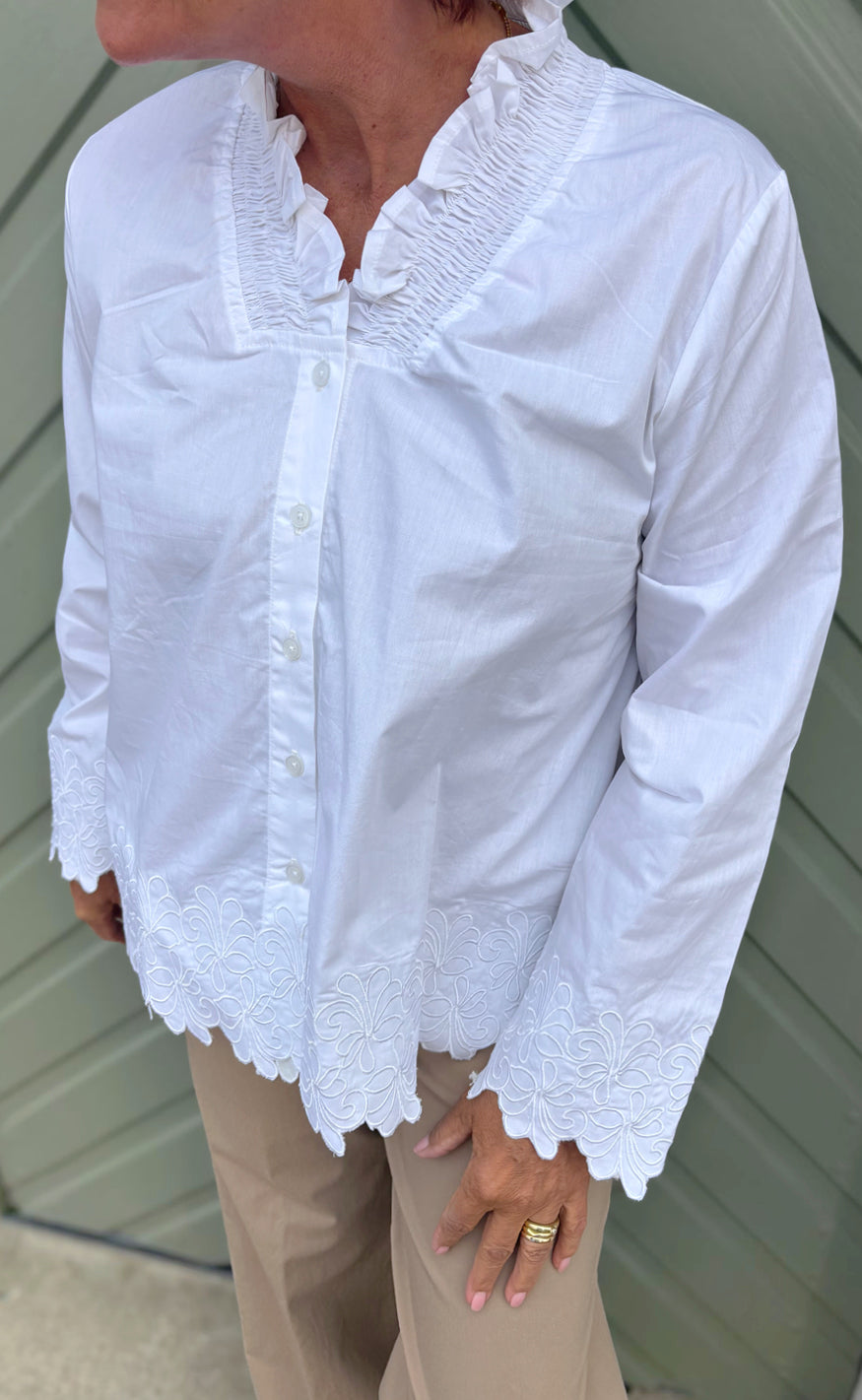 Say INA Copenhagen Skjorte - Lilli - White