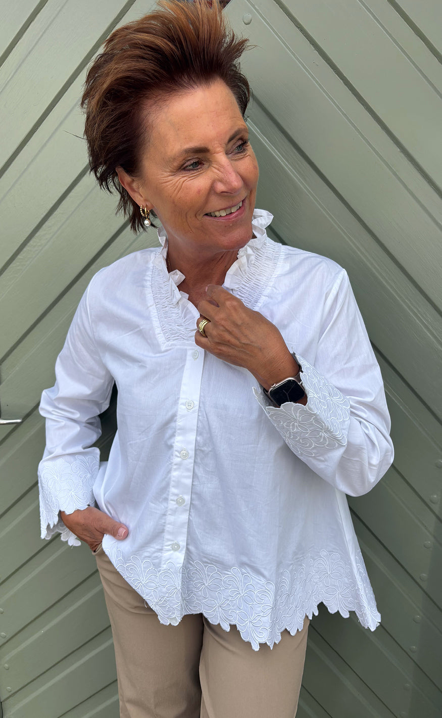 Say INA Copenhagen Skjorte - Lilli - White
