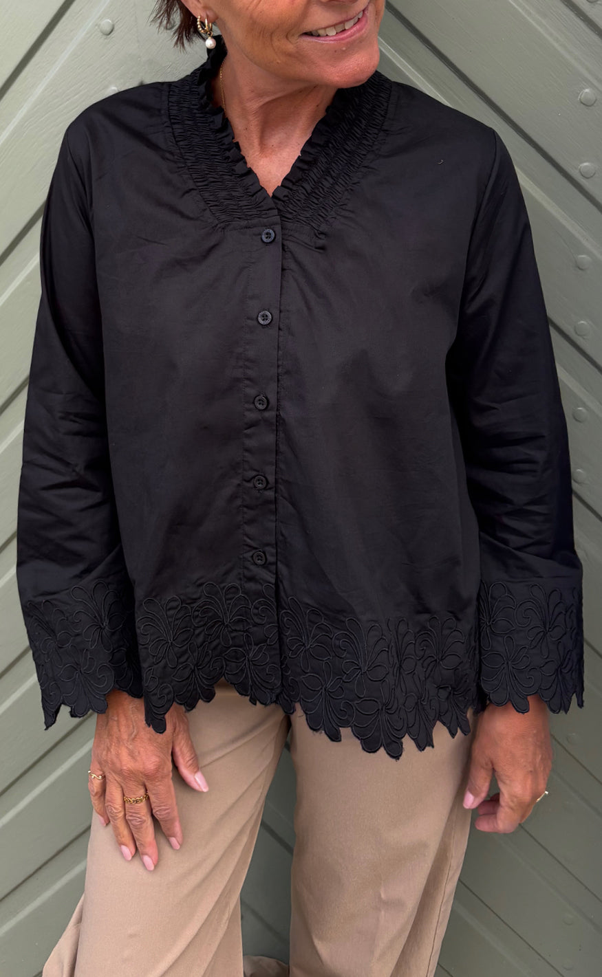 Say INA Copenhagen Skjorte - Lilli - Black