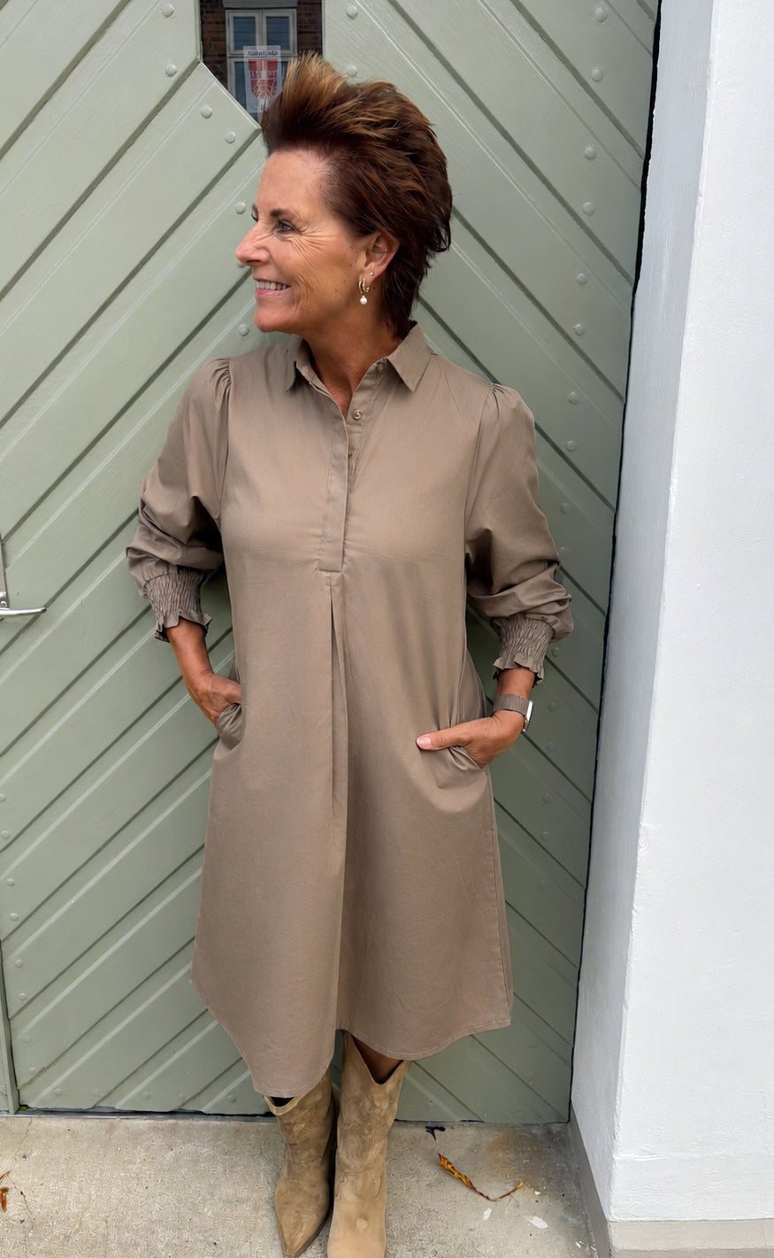 Say INA Copenhagen Kjole - Mai - Brown