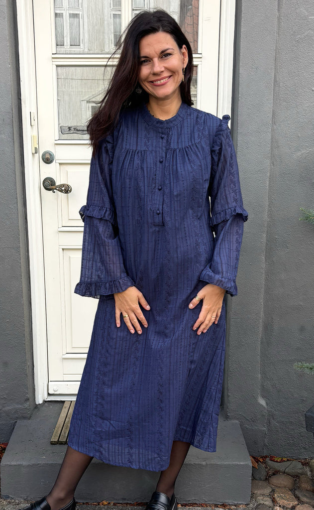 Say INA Copenhagen Kjole - Tania LS - Navy Blue