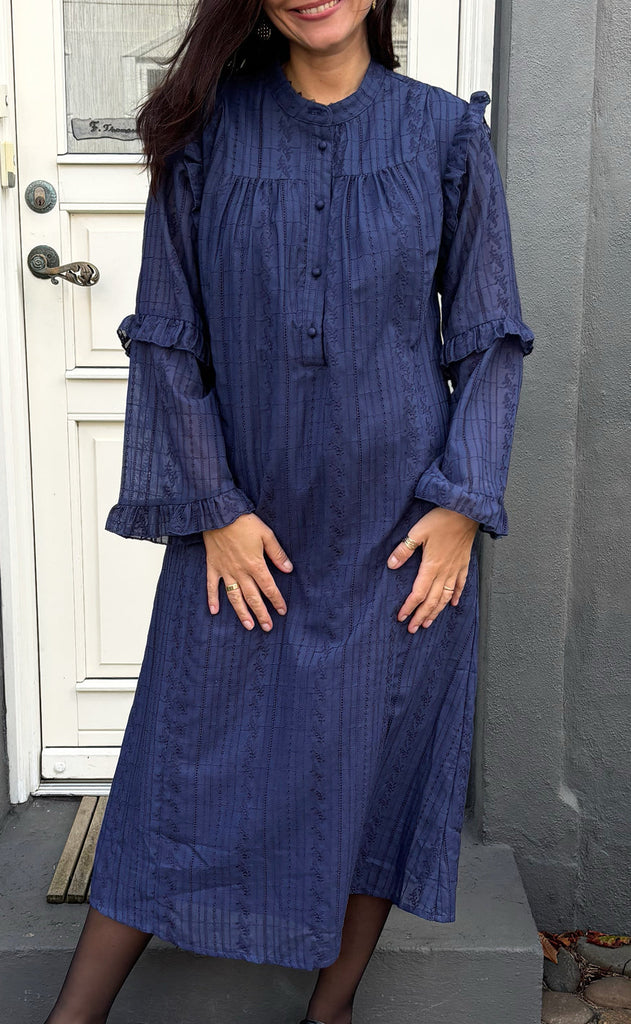 Say INA Copenhagen Kjole - Tania LS - Navy Blue