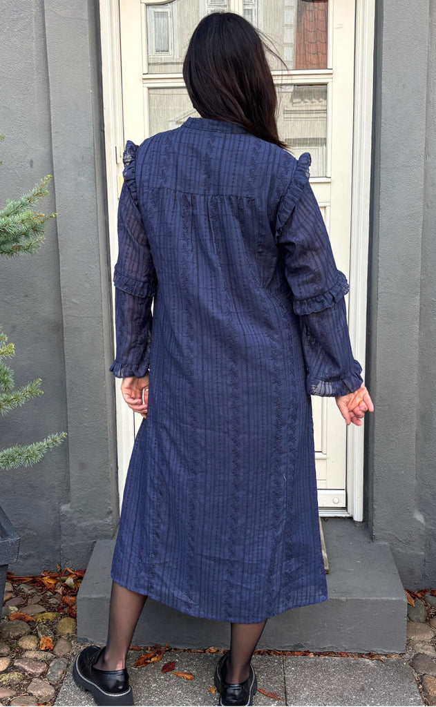 Say INA Copenhagen Kjole - Tania LS - Navy Blue