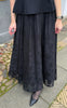 Say INA Copenhagen Skjørt - Luna - Black Flower