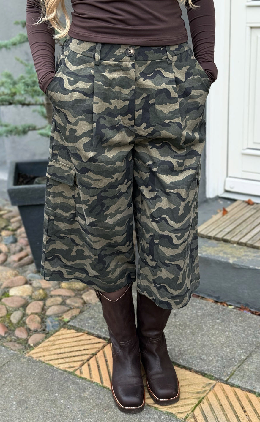 Say INA Copenhagen Shorts - Anna Capri - Camouflage