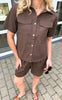 Say INA Copenhagen Skjorte - Amalie SL - Chocolate Brown