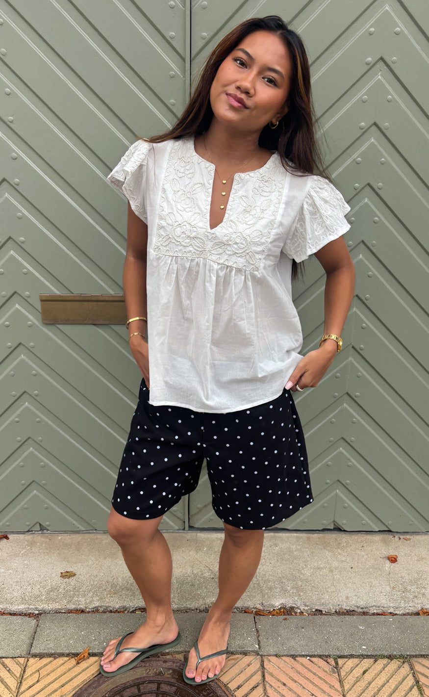 Say INA Copenhagen Topp - Carla - Off White