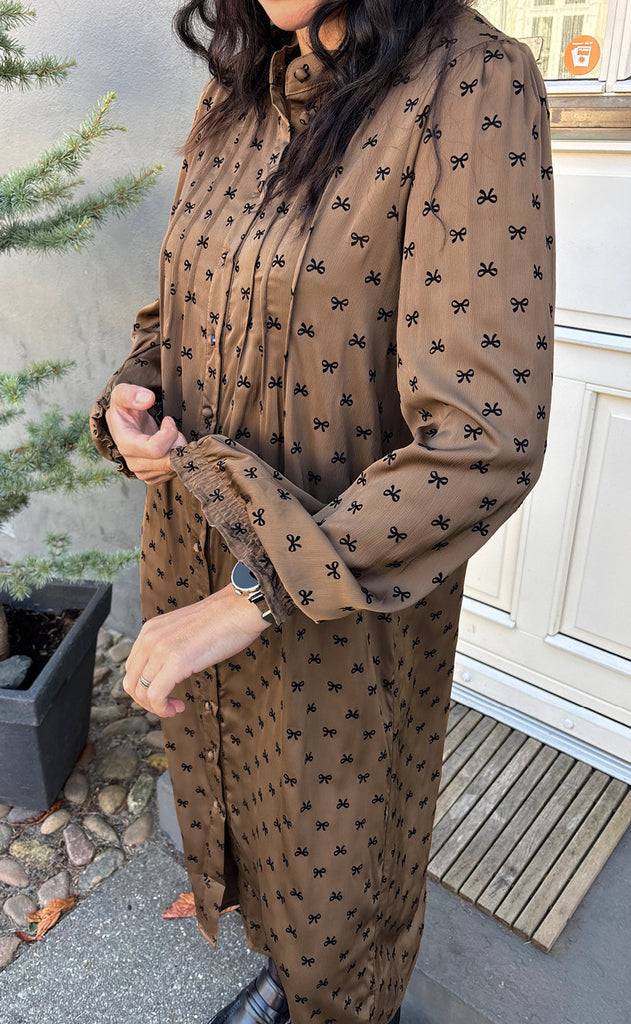 Say INA Copenhagen Kjole - Liara - Brown Bows