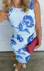 Say INA Copenhagen Kjole - Sophia Mesh - Blue Flower