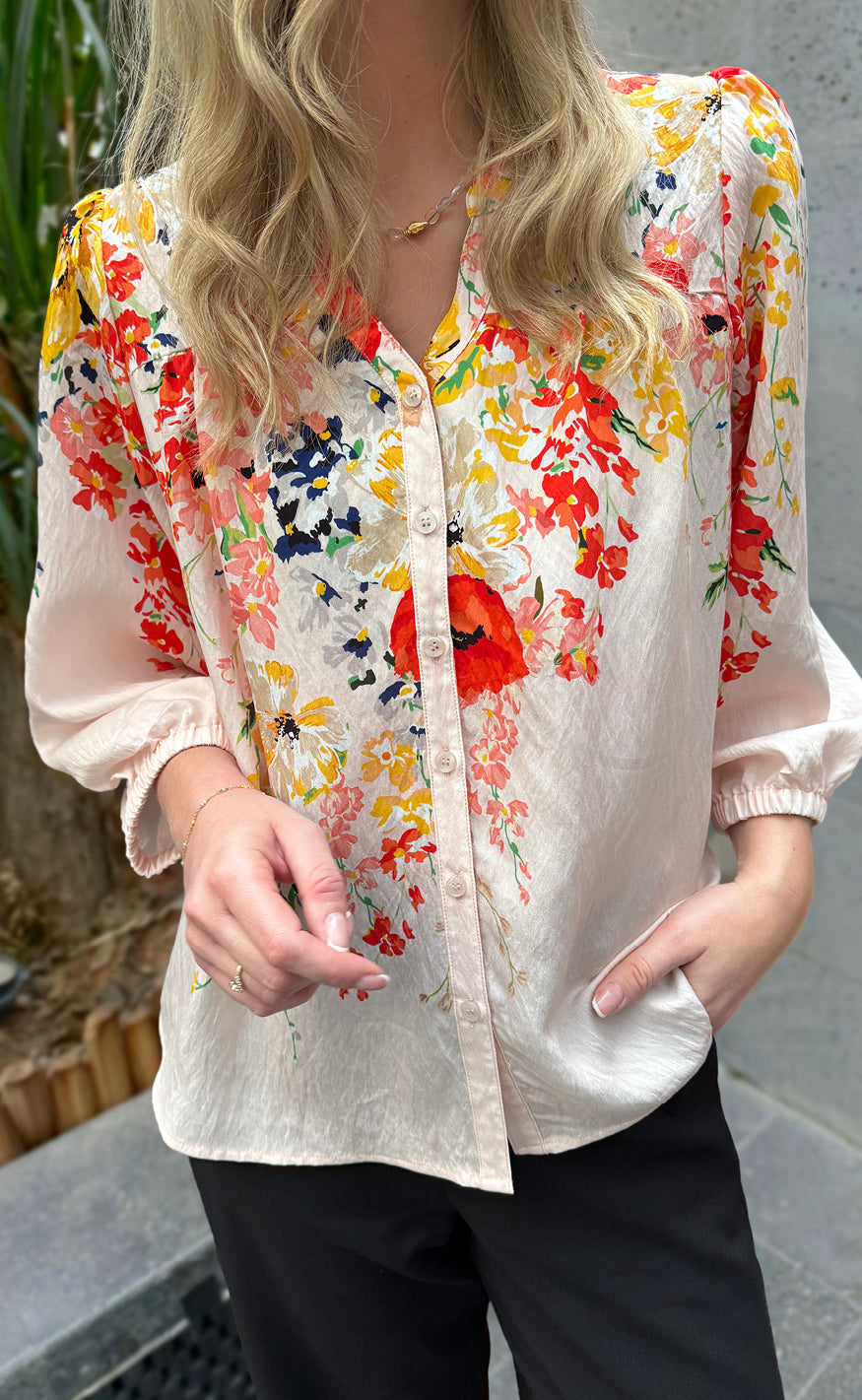 Say INA Copenhagen Skjorte - Amara - Dreamy Flowers