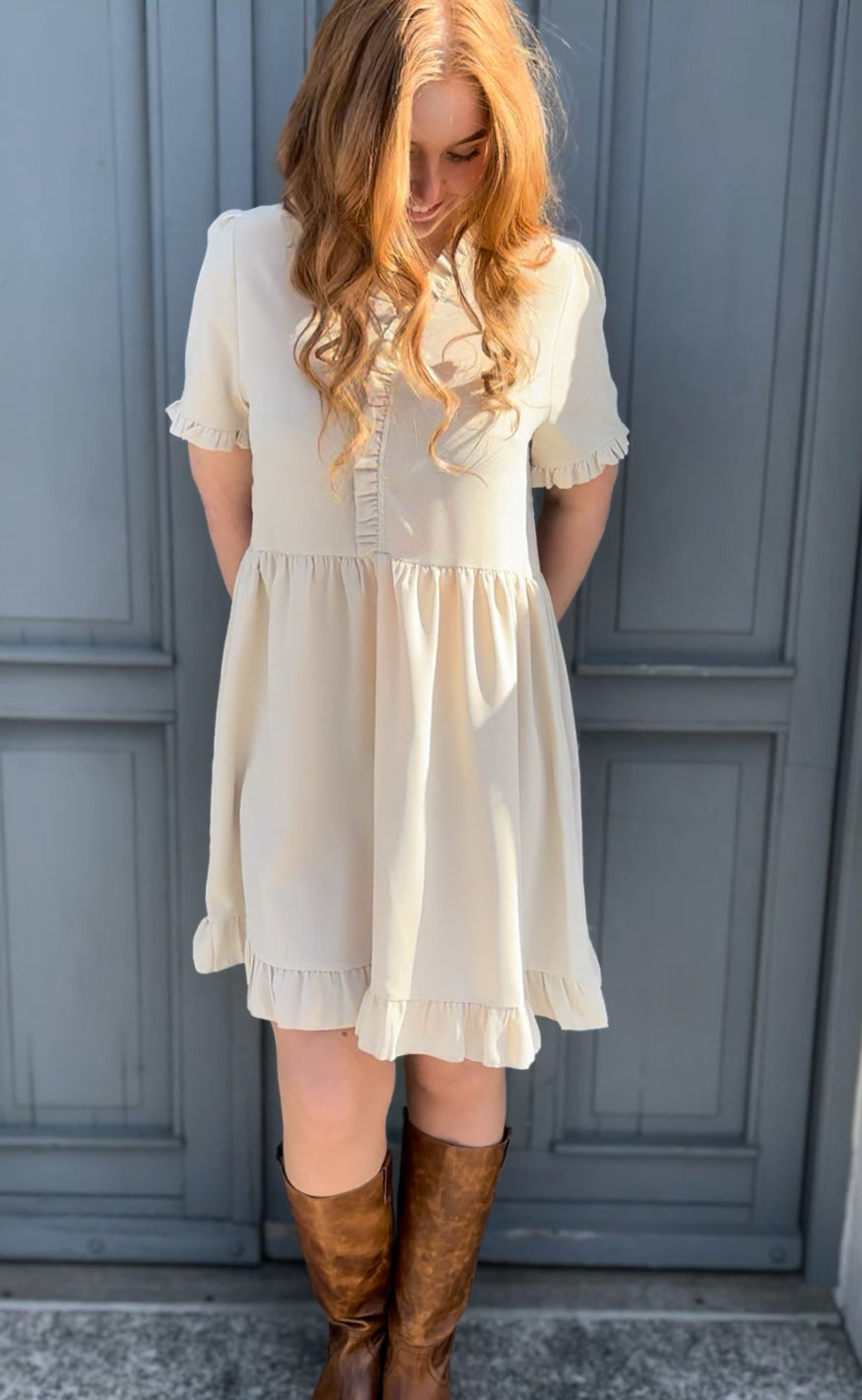 INA Copenhagen Kjole - Catja Summer - Beige