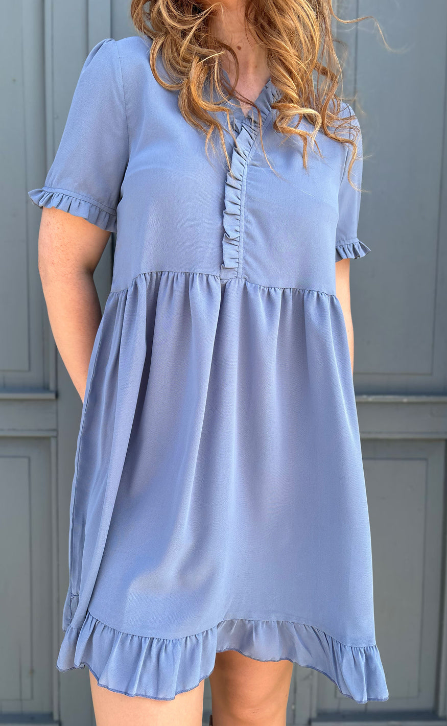 INA Copenhagen Kjole - Catja Summer - Blue