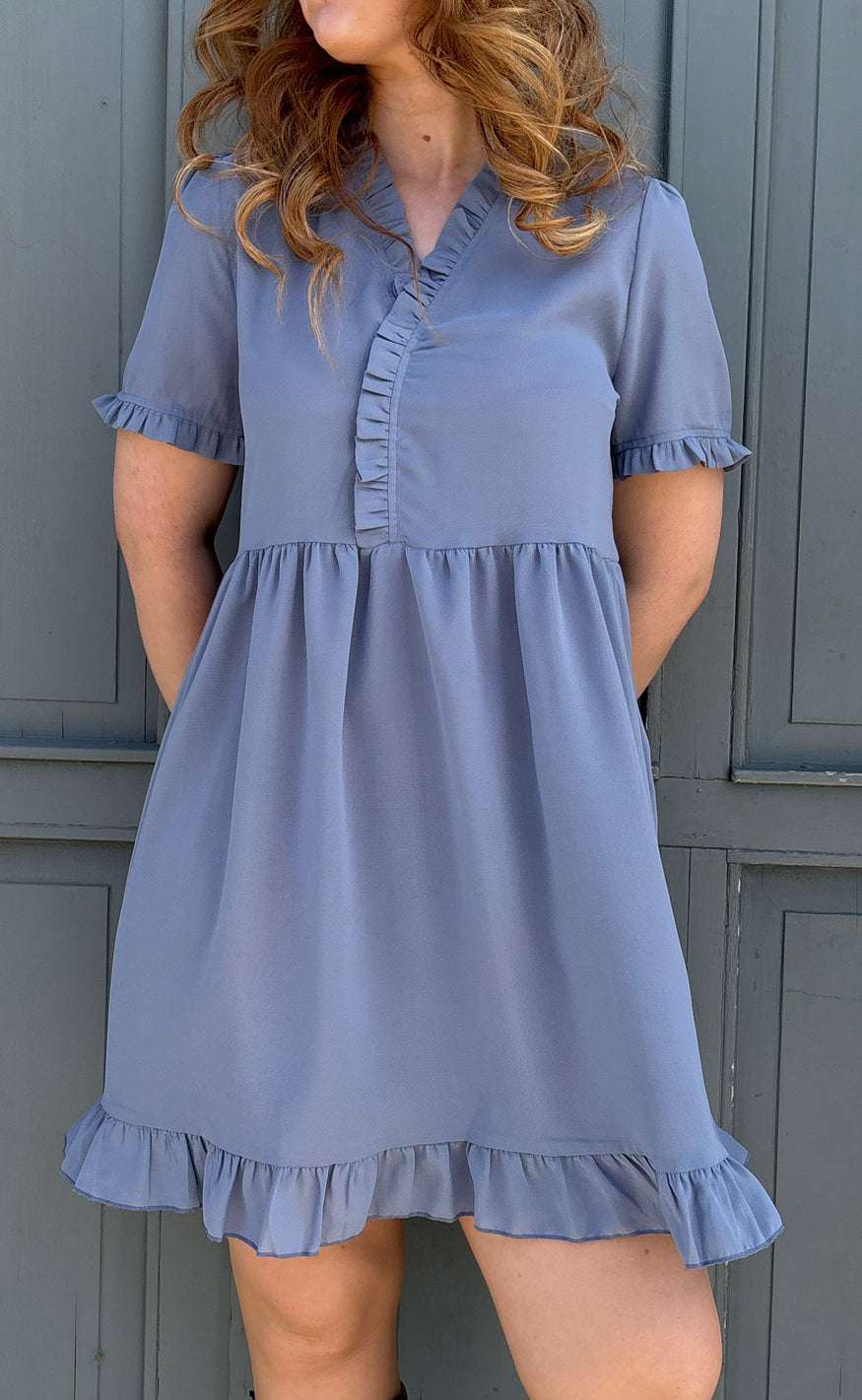 INA Copenhagen Kjole - Catja Summer - Blue