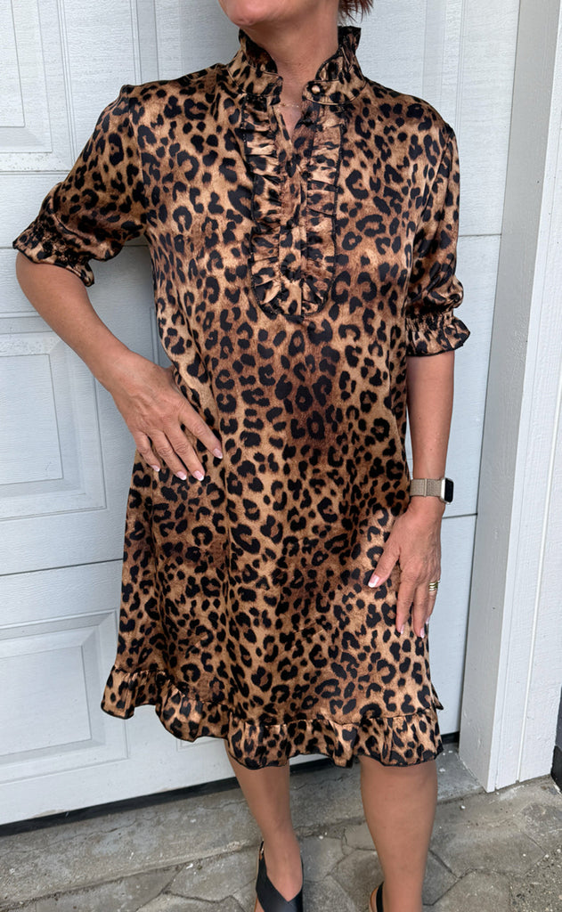 INA Copenhagen Kjole - Philine - Leopard
