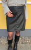 Say INA Copenhagen Skjørt - Simma Short - Black Pu Leather