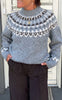 Say INA Copenhagen Strikk - Winka - Grey/Cream Pattern