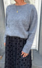 Say INA Copenhagen Strikk - Riley O-Neck - Dark Grey