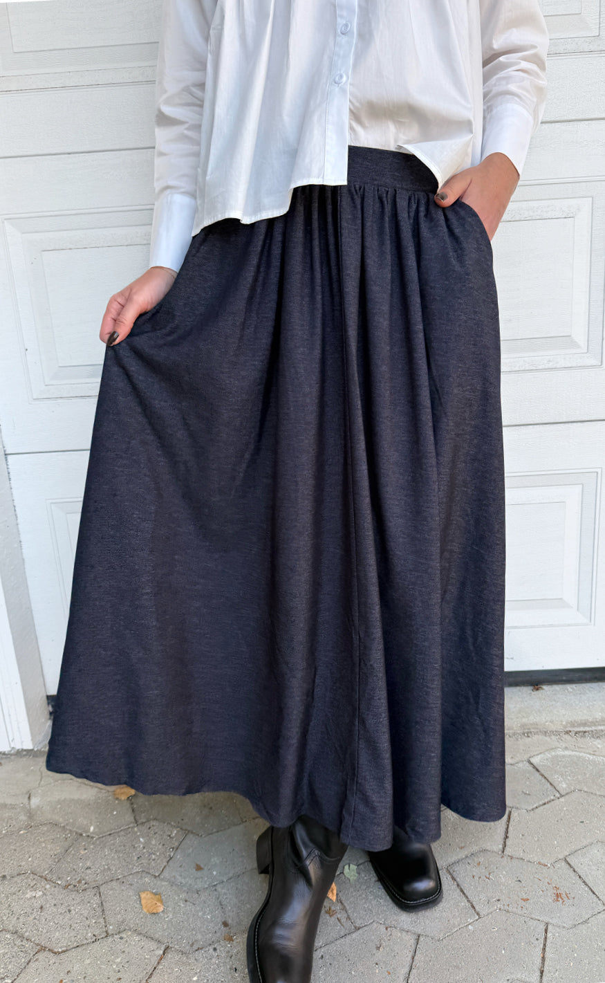 Say INA Copehagen Skjørt - Lucia - Denim Blue