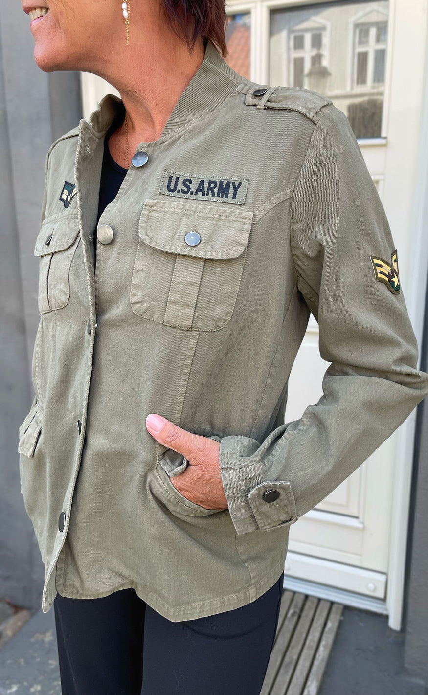 Say INA Copenhagen Jakke - US Army - Army Green