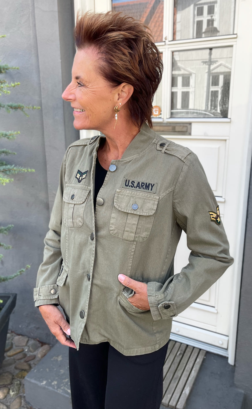 Say INA Copenhagen Jakke - US Army - Army Green