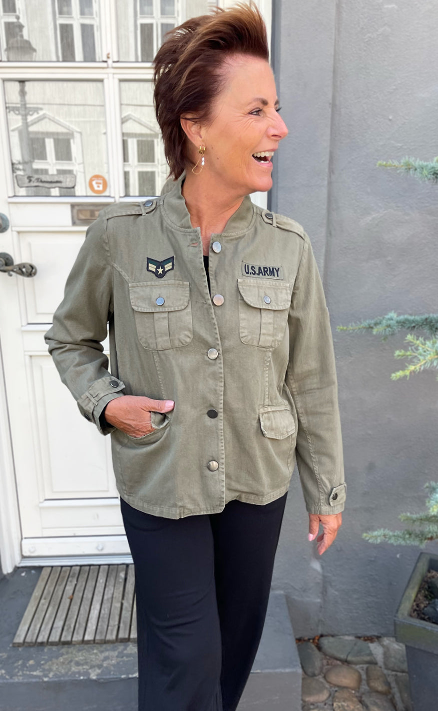 Say INA Copenhagen Jakke - US Army - Army Green