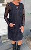 Say INA Copenhagen Kjole - Jessi Spencer - Black Tweed