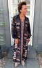 Say INA Copenhagen Kjole - Christel - Black w. Brown Paisley Print