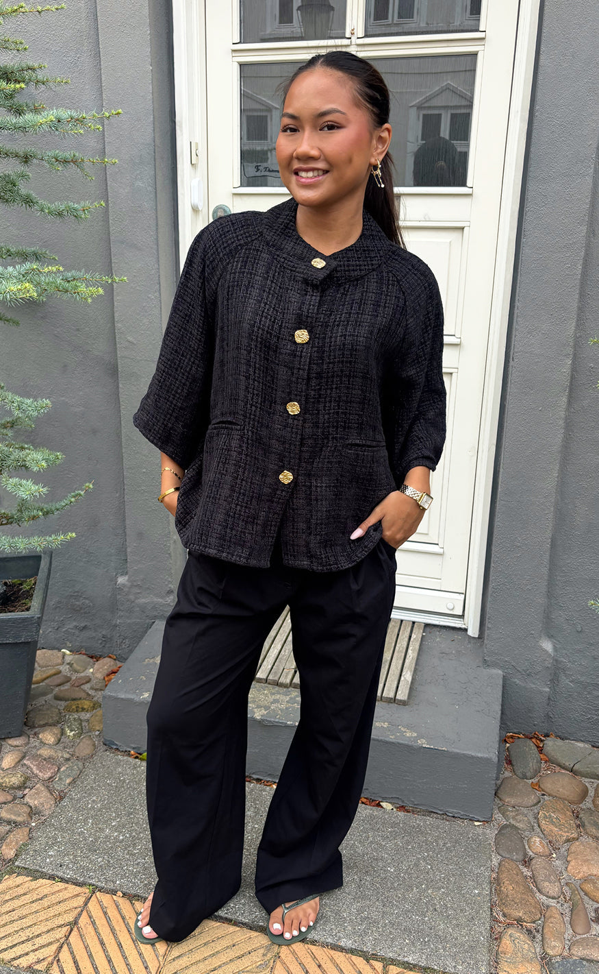Say INA Copenhagen Cardigan - Kimmi - Black